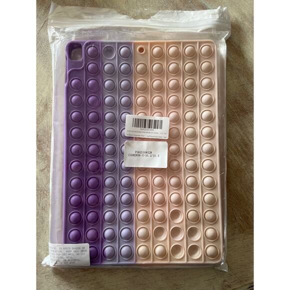 New Ipad Case 10.2 pop it lavender pink fidget 9/8/7 generation - Picture 4 of 4